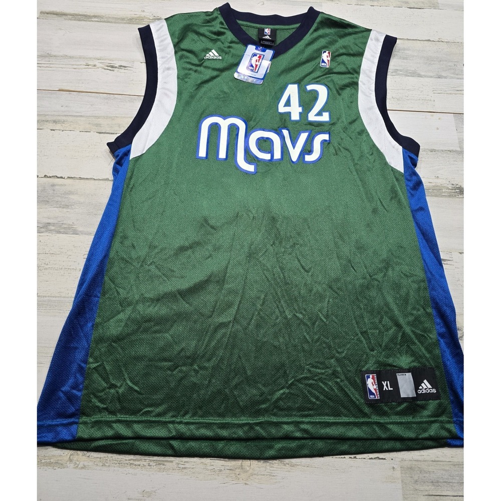 Vintage Jerry Stackhouse #42 Dallas Mavericks Jersey Adidas Size XL New w/tags